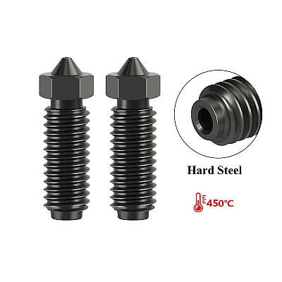 Anycubic Kobra 2 Uyumlu Sertleştirilmiş Çelik Nozul – 0,4 mm - Anycubic