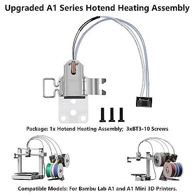 Bambu Lab A1 / A1 Mini Uyumlu Hotend Isıtıcı ve Montaj Ünitesi - 2