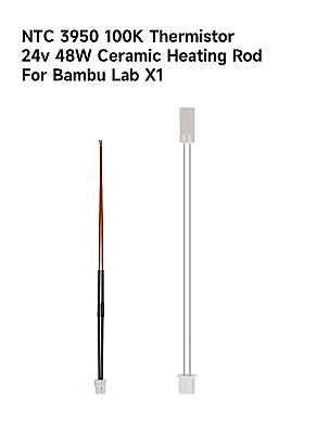 Bambu Lab X1 / X1 Carbon Uyumlu Seramik Isıtıcı ve Termistör Seti - Bambu Lab