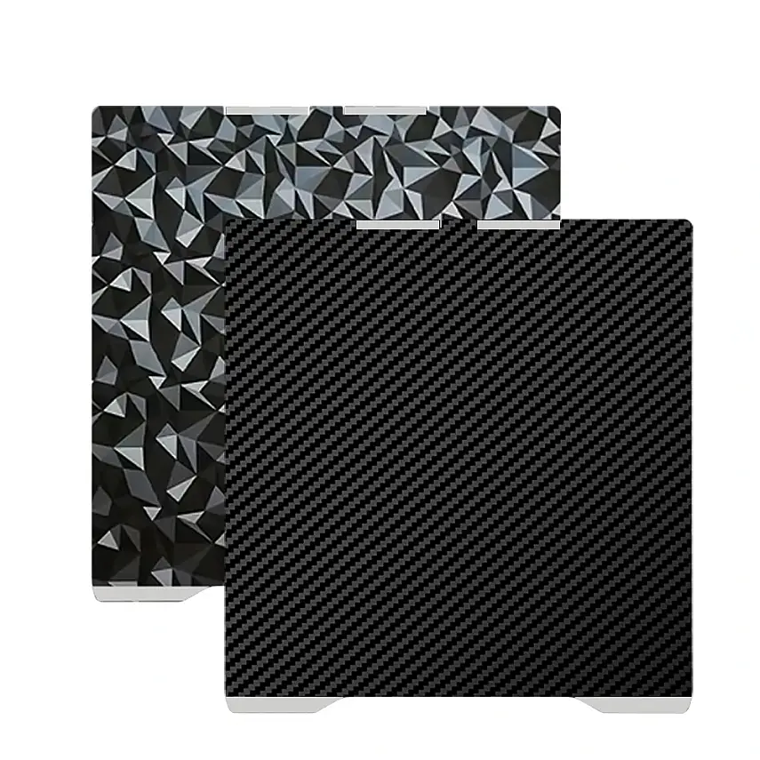 Creality K2 Uyumlu Elmas PEO - Karbon PET Yay Çeliği Baskı Tablası 270x293 mm - 1